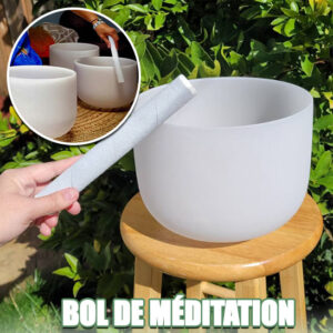 Le Bol chantant en cristal est bien plus qu'un simple objet de décoration. Cet instrument thérapeutique puissant offre une multitude de bienfaits pour votre corps et votre esprit.