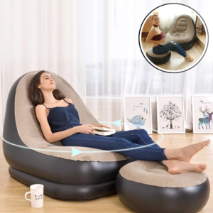 Appréciez la douceur unique de notre Canapé pouf sans remplissage et transformez chaque instant en une véritable séance relaxante, où que vous soyez.