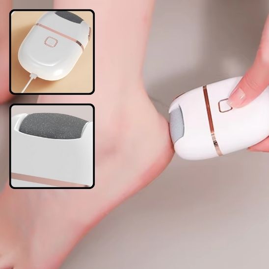 👣 Transformez vos pieds abîmés en pieds de soie ! Notre râpe pour pieds électrique élimine callosités sans douleur. Offrez-vous un confort quotidien dès maintenant.